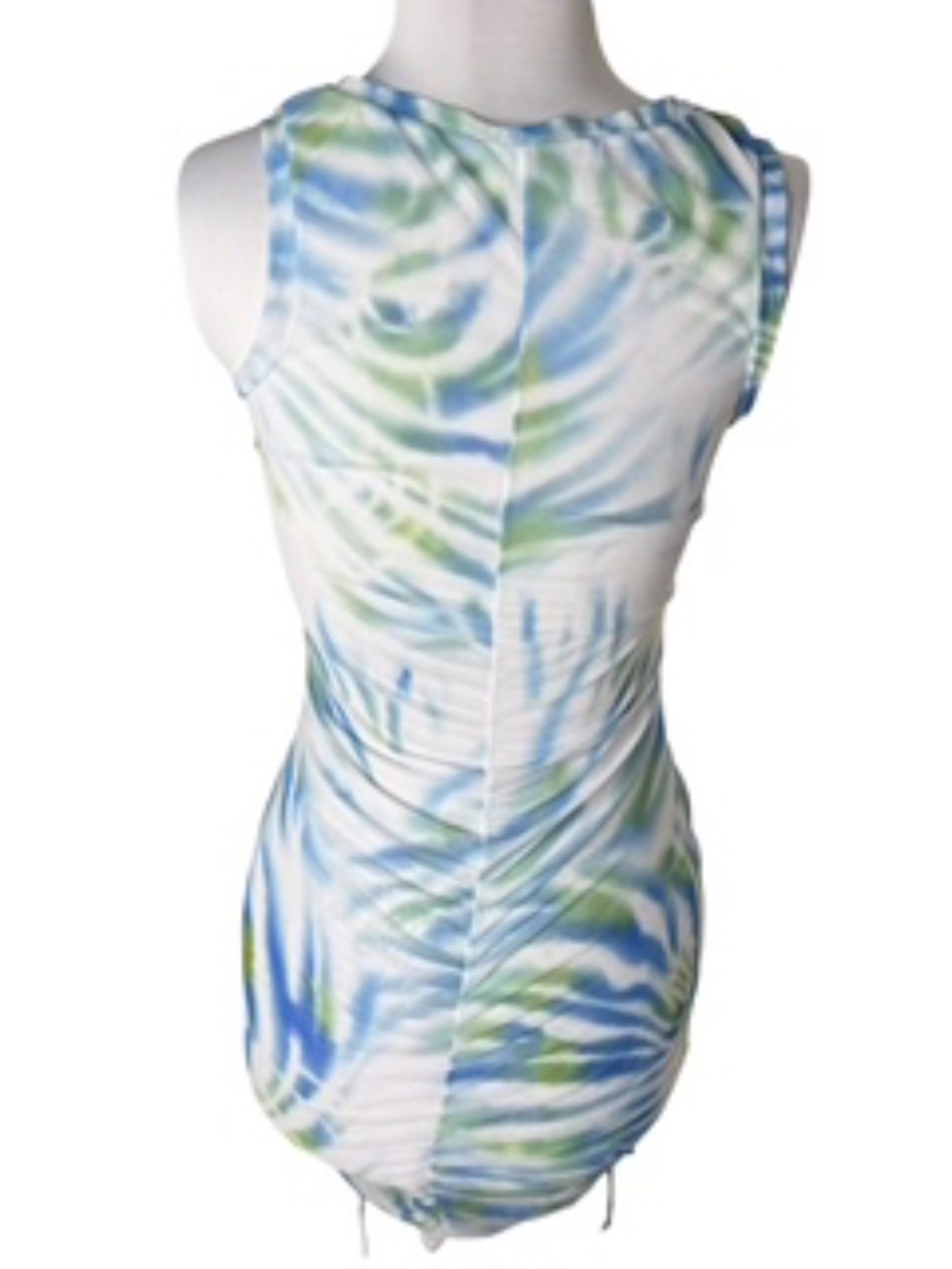 Sheer Versatile Swimsuit Coverup with Adjustable Length Tank to Dress Size L - Picture 2 of 7